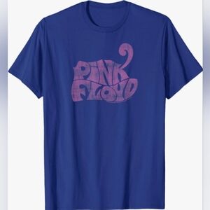 Blue Pink Floyd Graphic T-Shirt